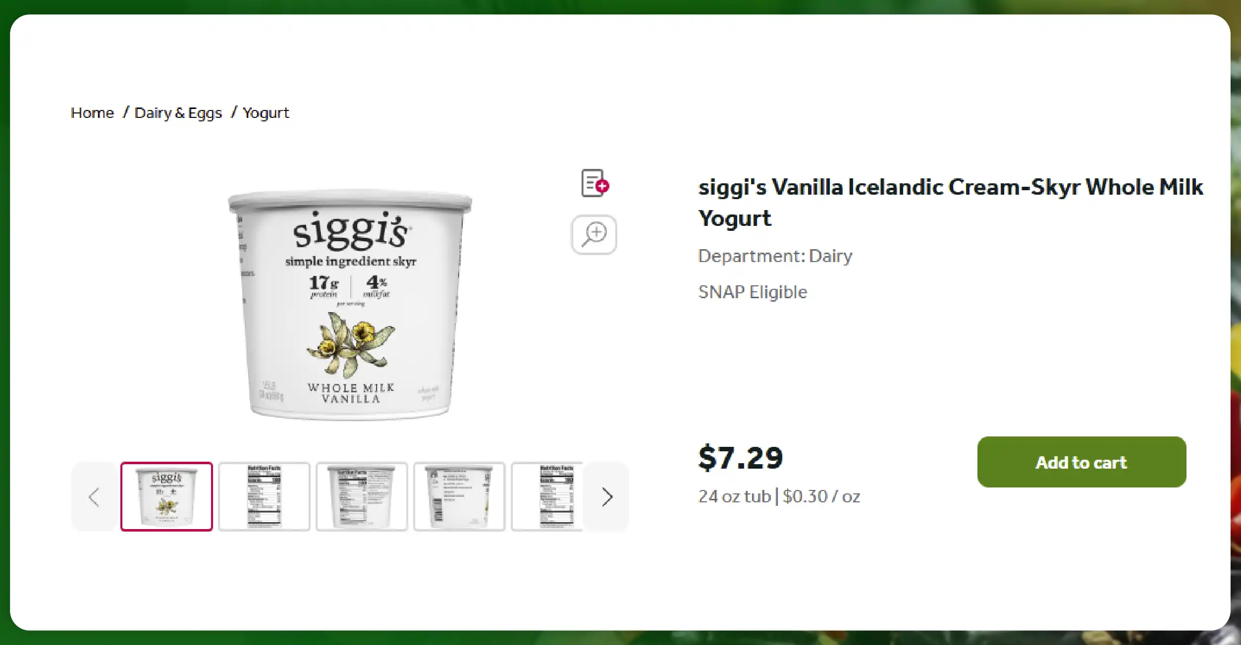 Building Comprehensive Grocery Datasets